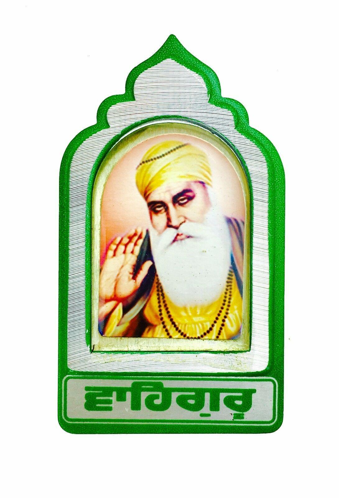 Guruji Sticker Guru Nanak Dev Ji Sticker Metal Adhesive Sticker Sikh Guru Sticker ...