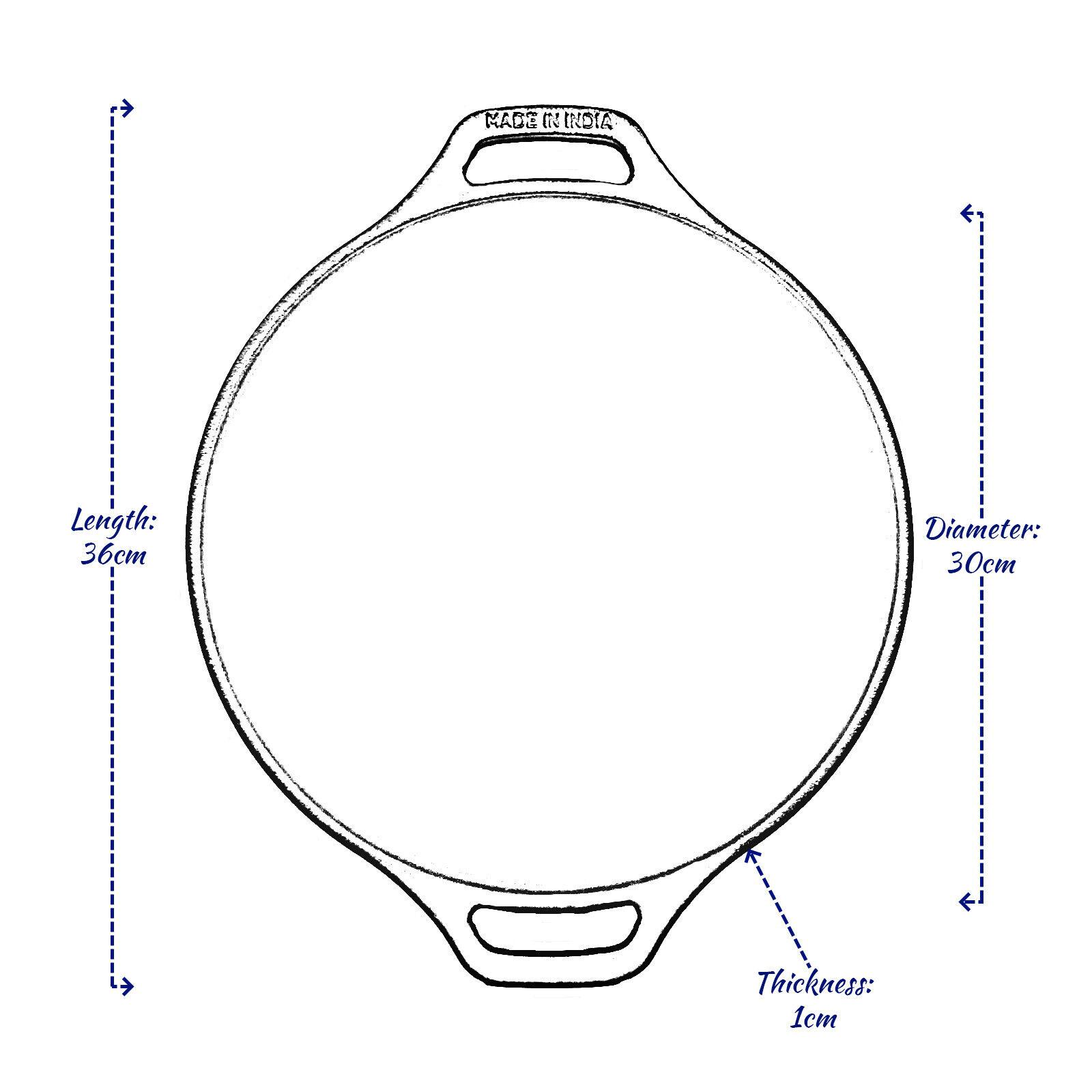 Cast iron store dosa tawa