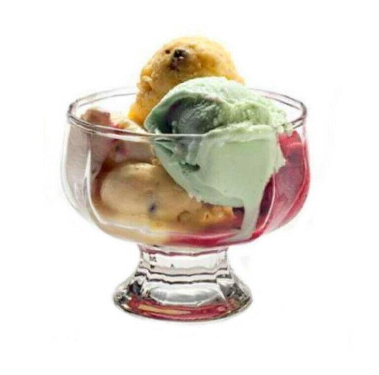 6x Ice Cream Sundae Dessert en Verre qui apéritif cocktail de fruits Pudding plats 
