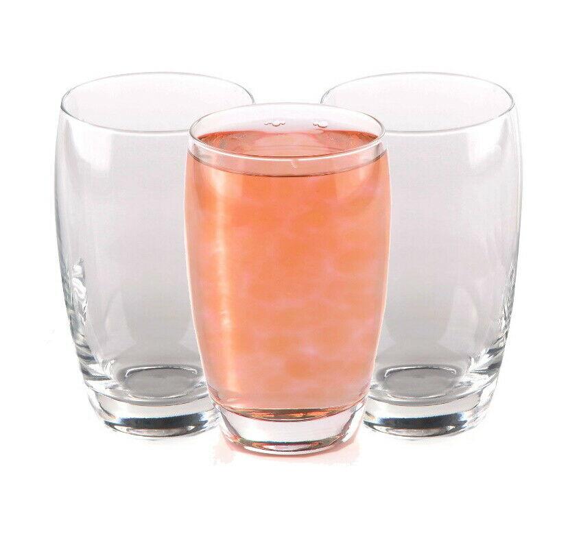 Hiball Glasses Hi Ball Drinks Water Glass Juice Tumblers - 285ml x6