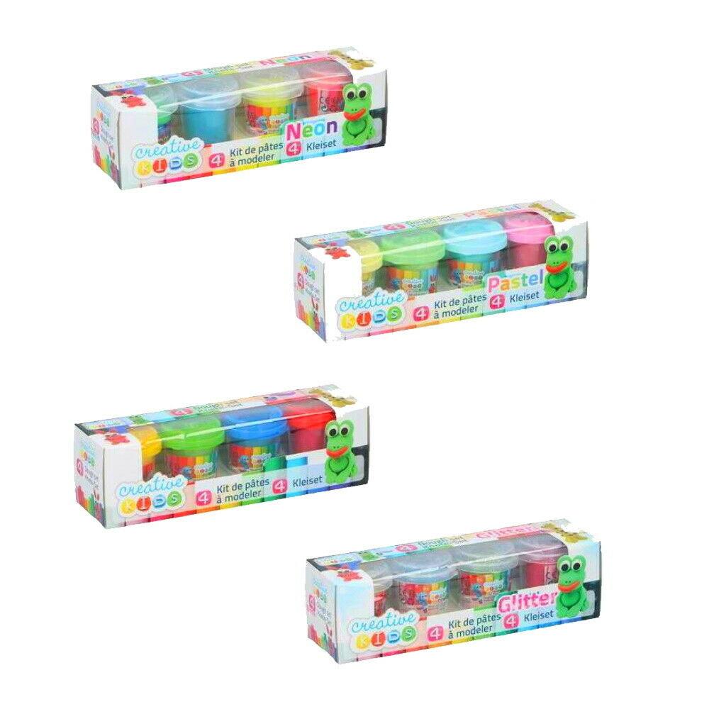 Craft Dough Kids Gift Toy Set Tubs & Shapes Children Xmas Gift Hobby Play Clay 