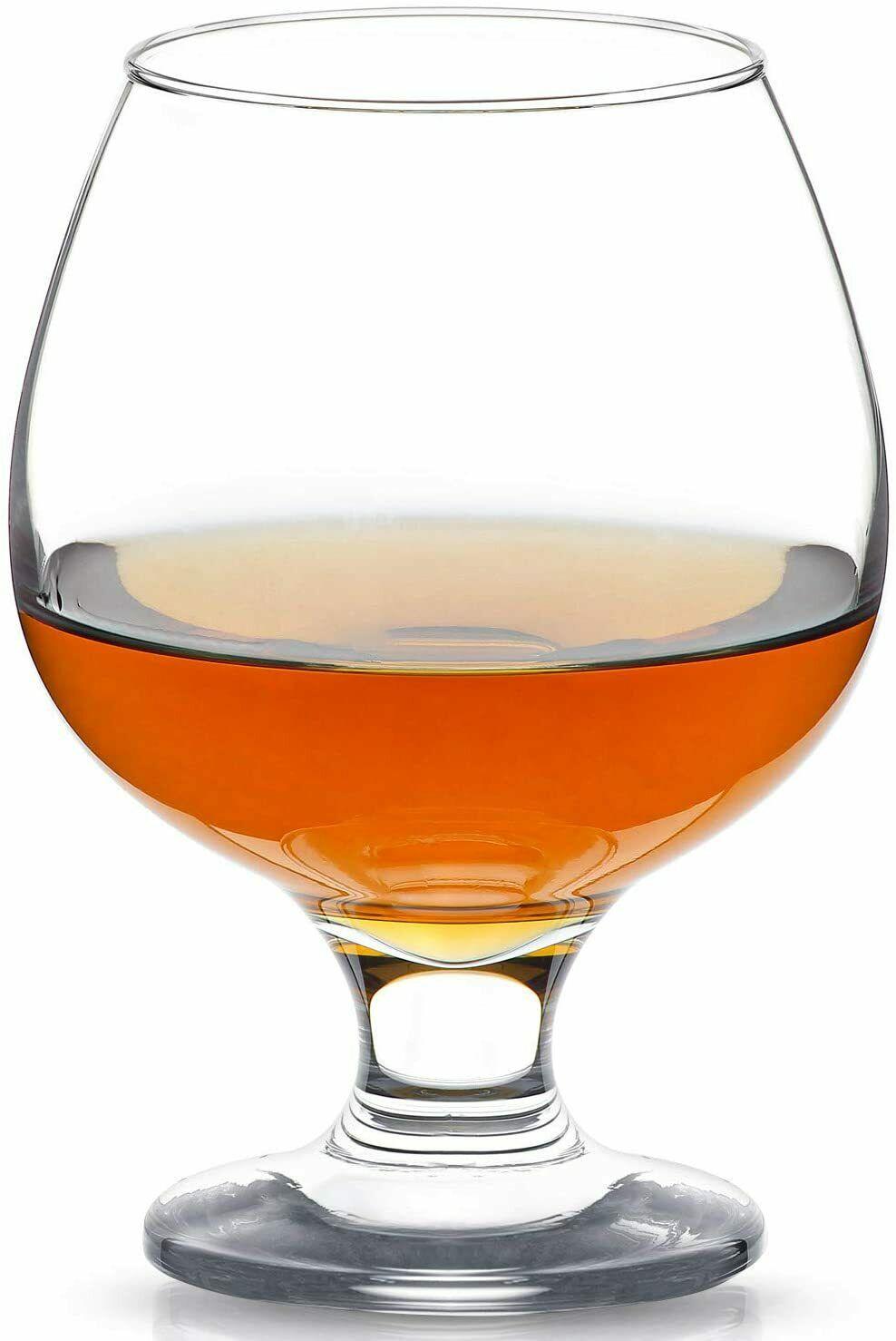13.7oz 390ml Brandy Cognac Liquor Snifter Drinking Glasses Set - Box of 6