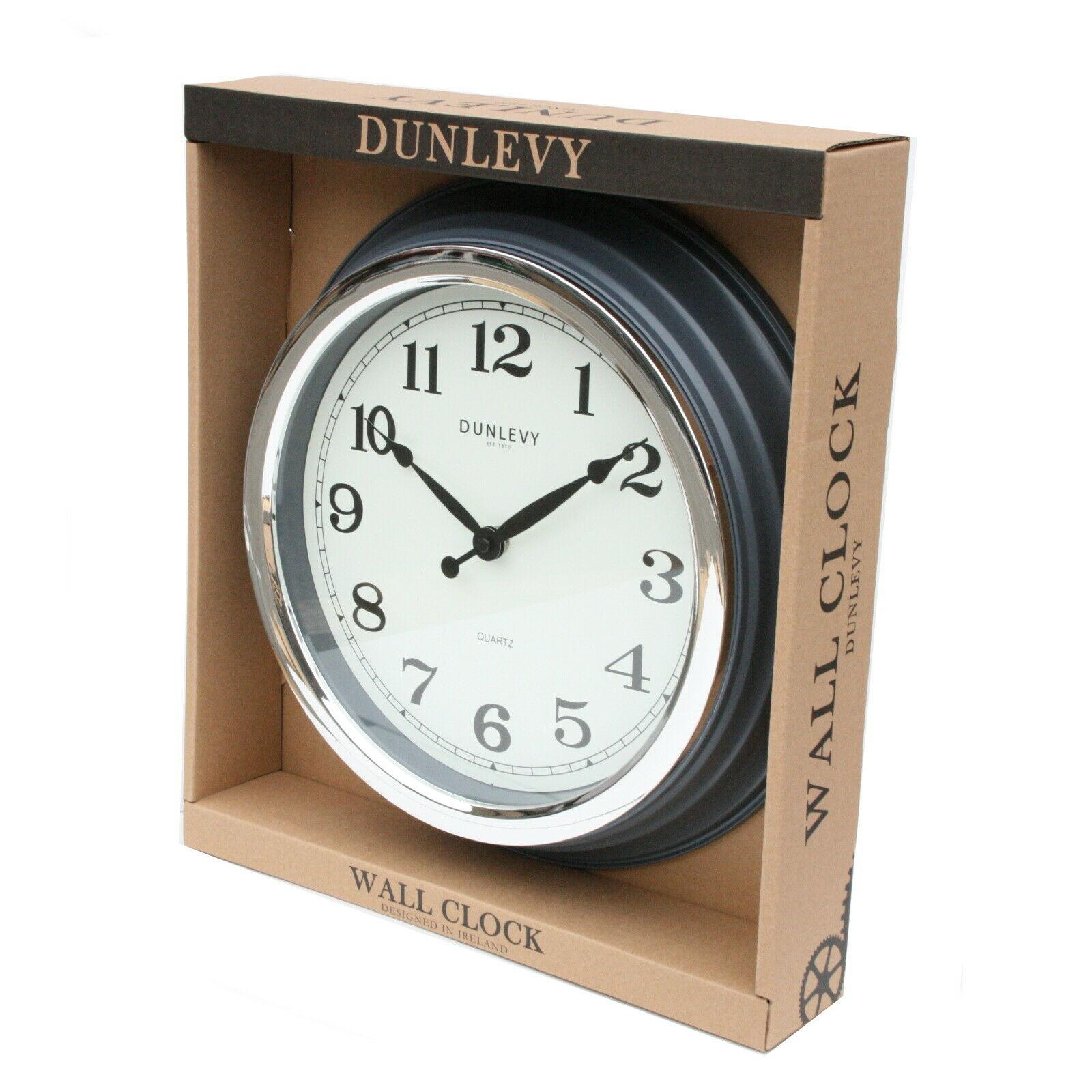 Details about   Copper Black White Face 30cm Kitchen Wall Clock Round Modern Quartz UK 