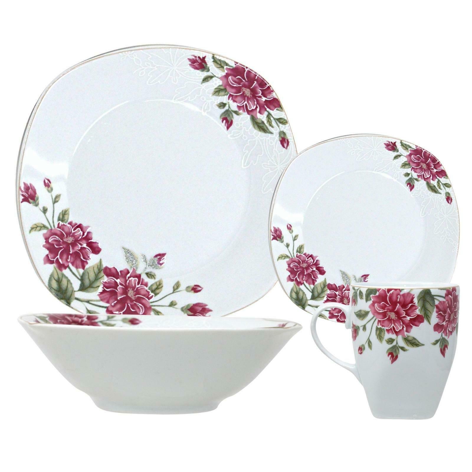 Square dining plate set cheap