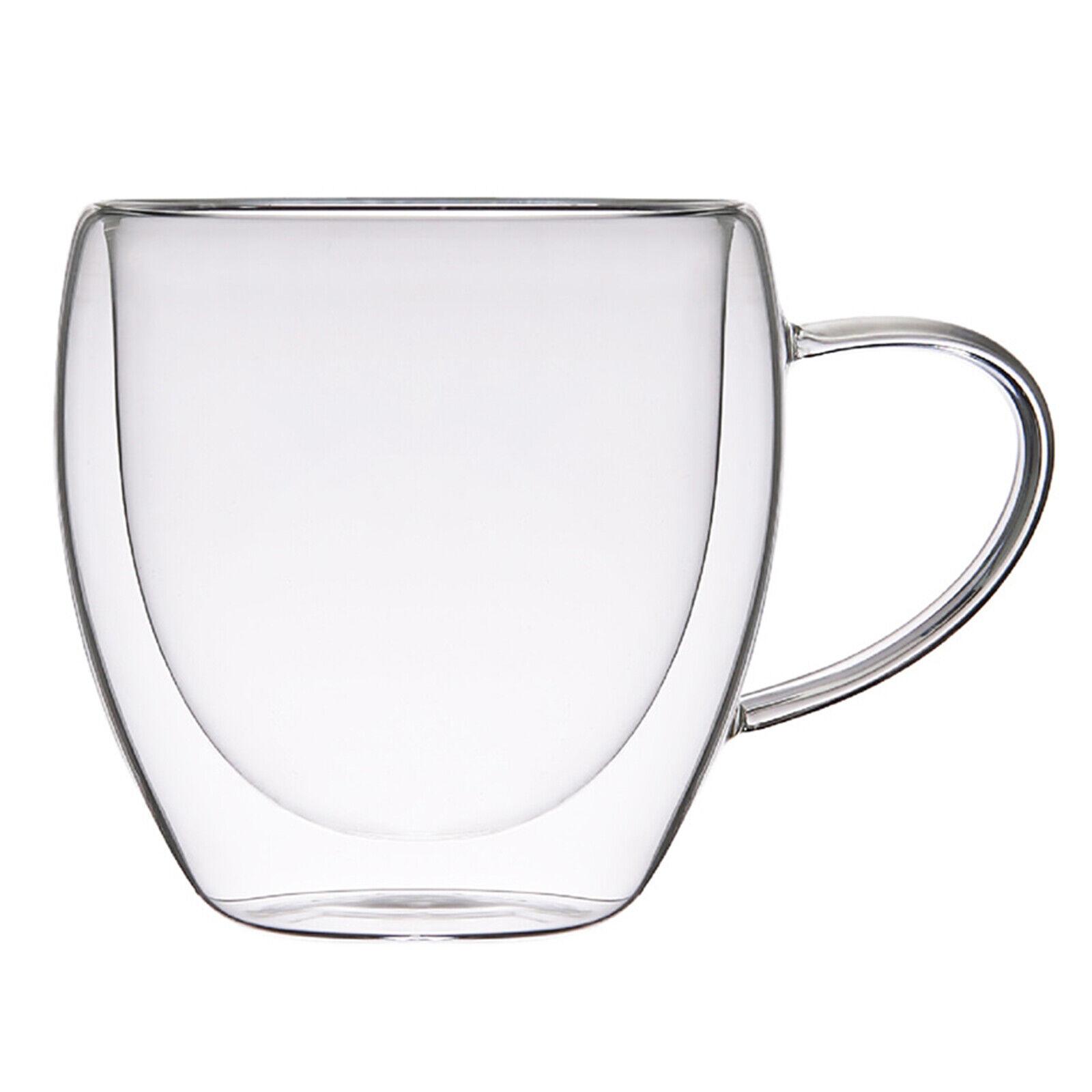 LIVIVO Double Walled Thermal Glasses – 2x 280ml Insulated Mugs For Coffee, Tea, Espresso