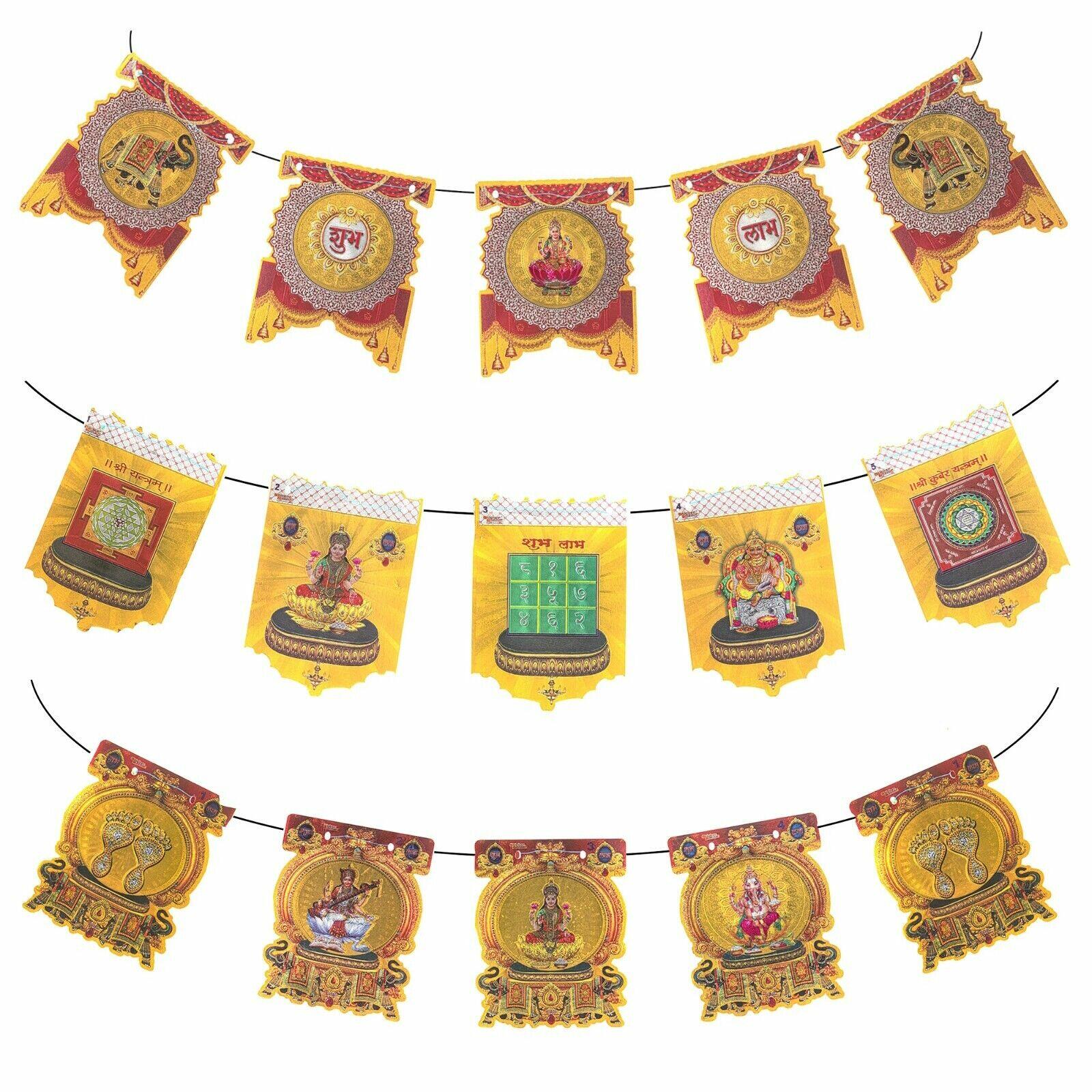 Ascension Designer Shubh Labh Toran Door Hanging Bandarwal Traditional