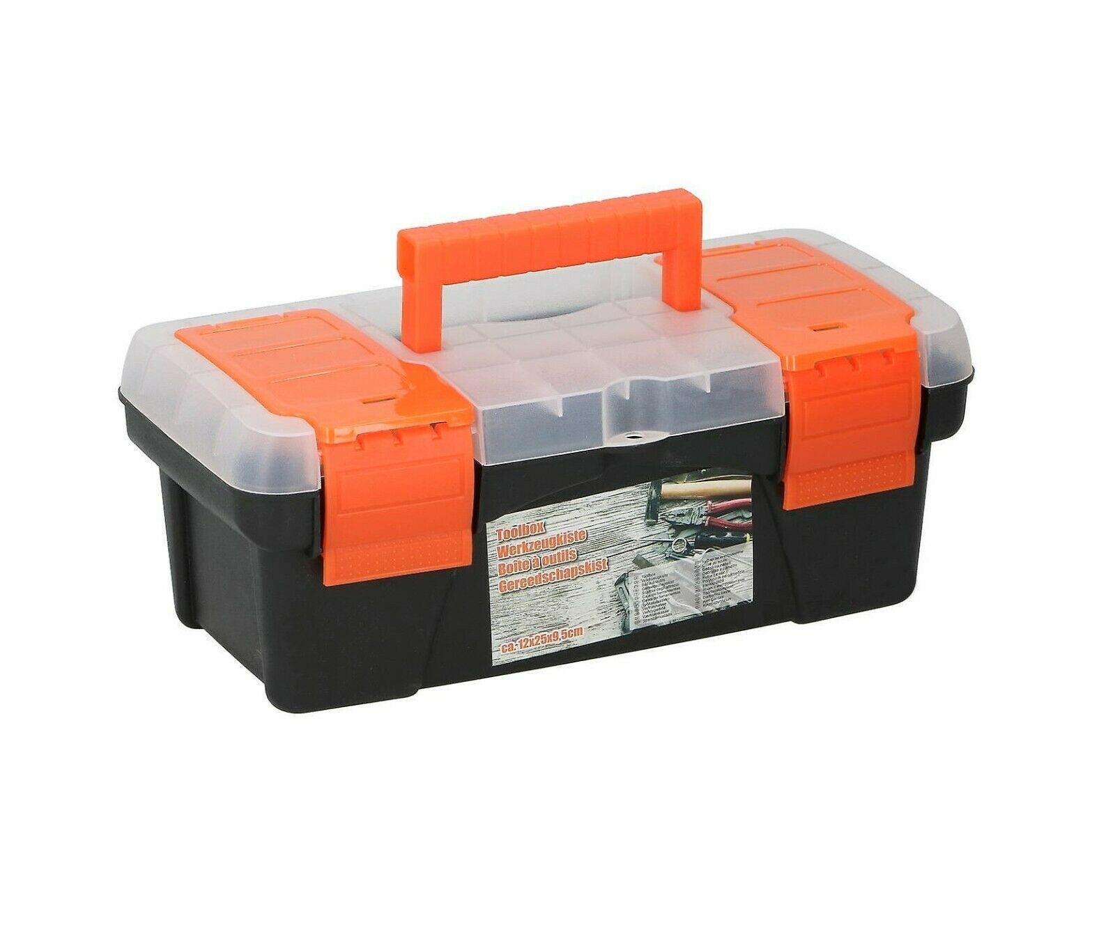 Small Tool Box Hobby Storage Case Box With Removable Tray Carry