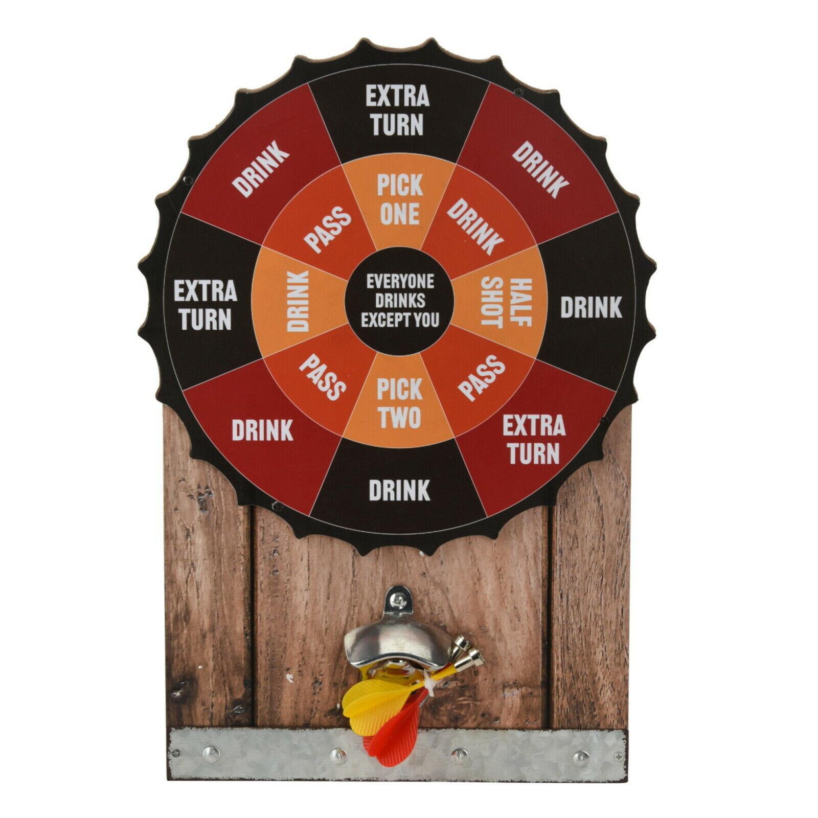 Adult Darts Drinking Game Magnetic Darts Board And Bottle Opener Party Game