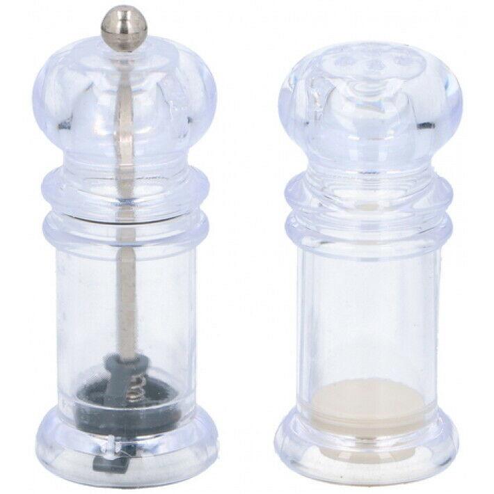 Salt and Pepper Grinder Set w/ refill Top, Stainless Steel Silver Salt  pepper set Powder grinder Pepper grinder Grinder for smok - AliExpress