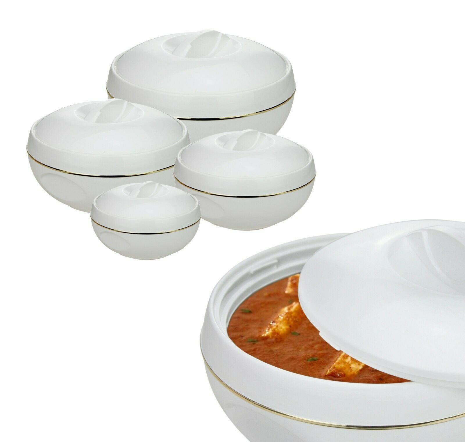 4PC Hot Pot Food Warmer Serving Insulated Thermal Casserole Storage