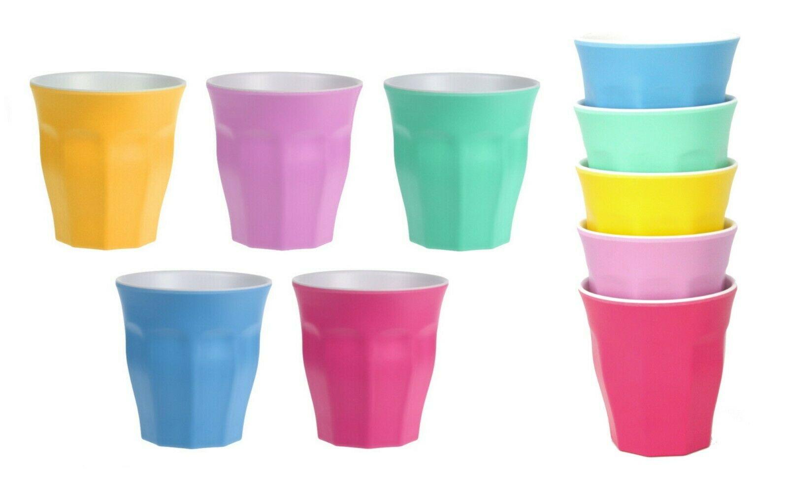 8pcs Plastic Drinking Glasses Tumbler Cups Plastic Cups Reusable Plastic  Glasses
