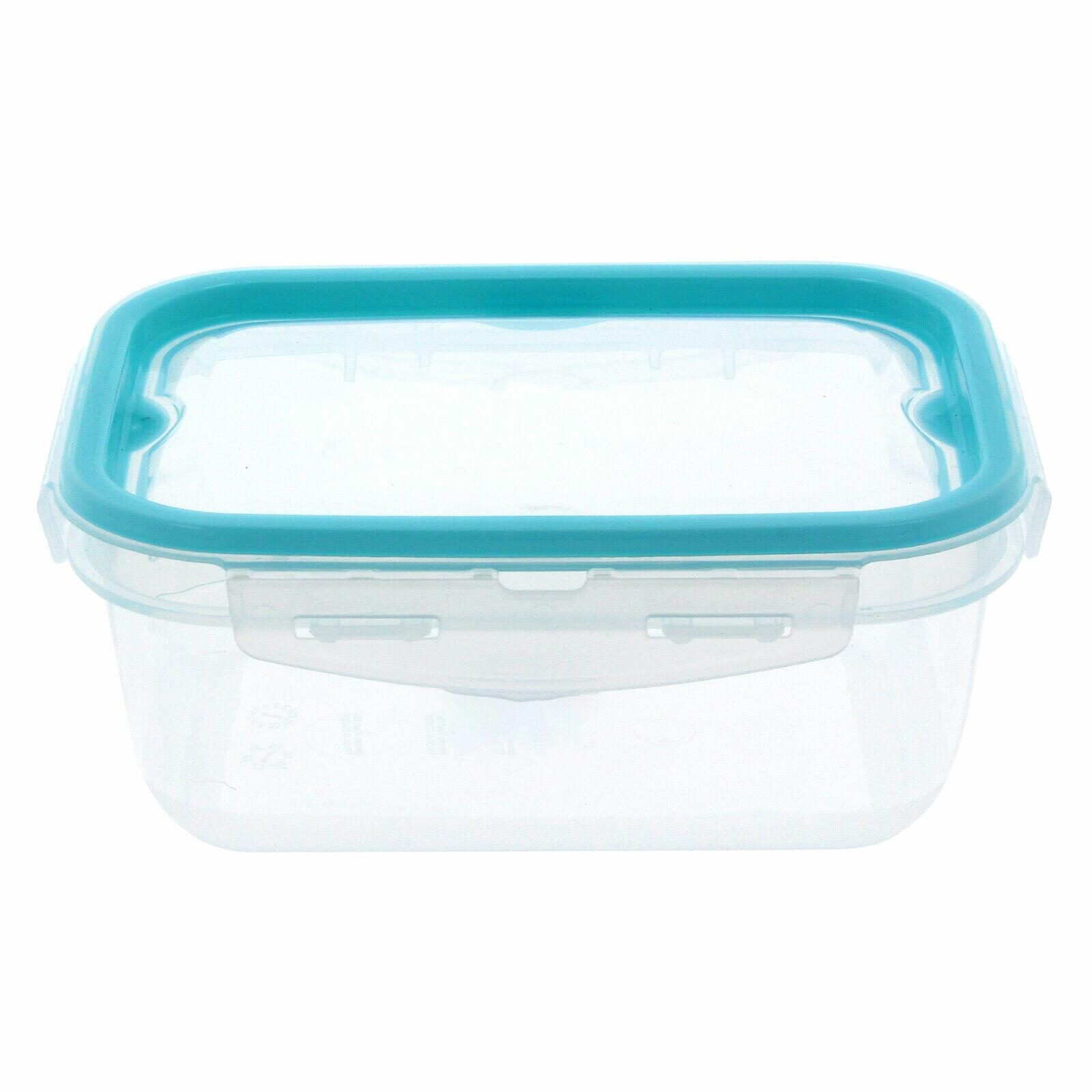 Food Storage Containers Airtight Clip Lock Lid Lunch Box Microwave ...