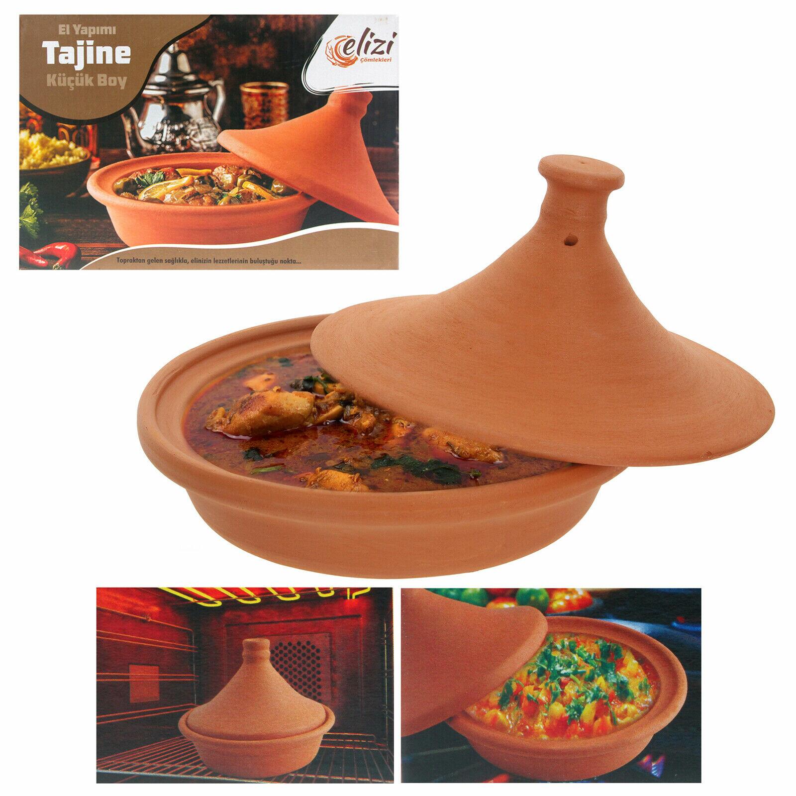 TagineCookingPotUnglazedMoroccanHandmadeTajineTerracottaClayStew26-32