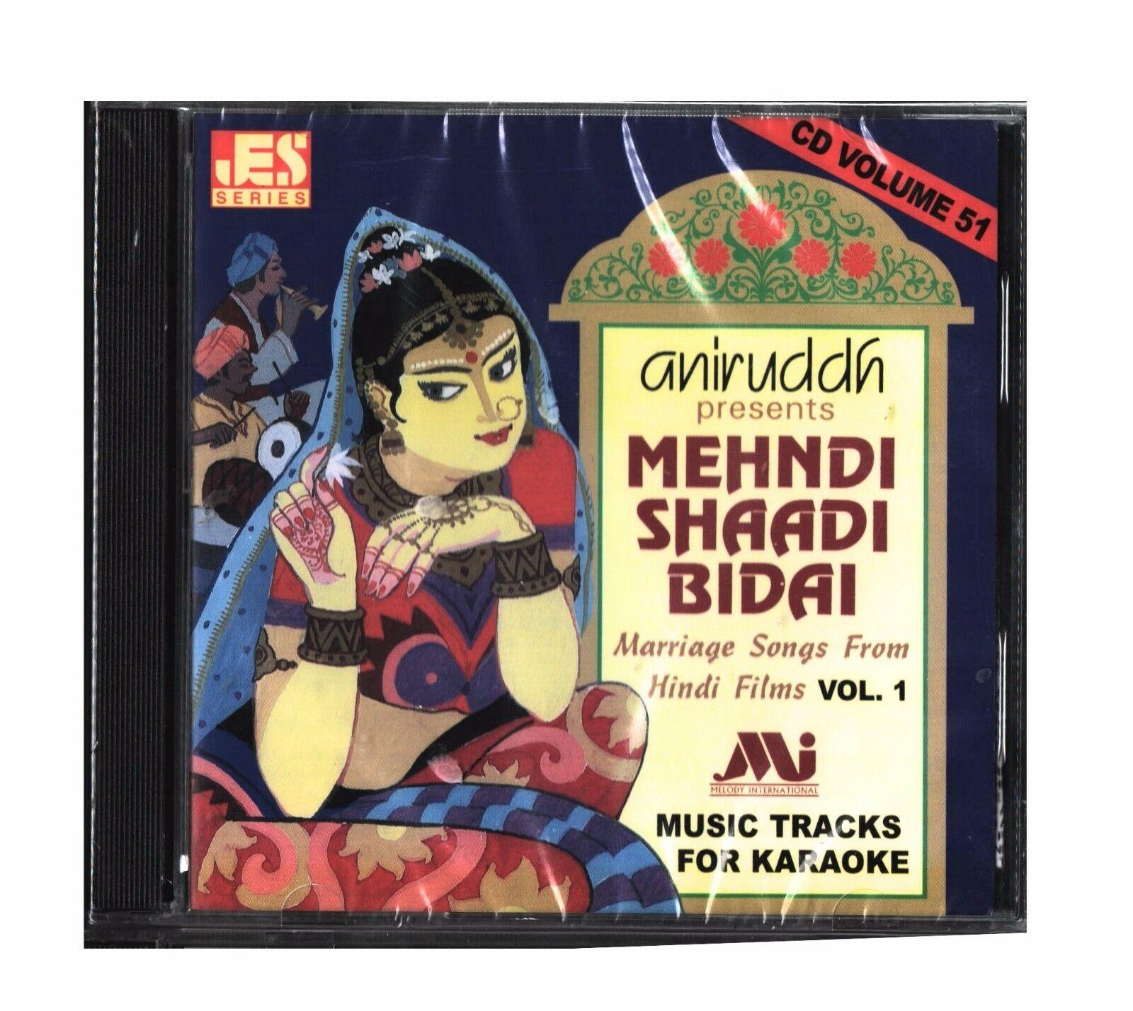 Hindi Karaoke CD Mehndi Shaadi Bidai Marriage Songs Hindi Films Vol 1  Aniruddh