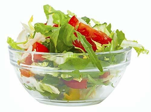 Pasabahce Large Clear Mixing Bowl for Kitchen, All-Purpose Round Salad Bowl,  Glass Serving Bowl, Baking Bowl, 102 oz 