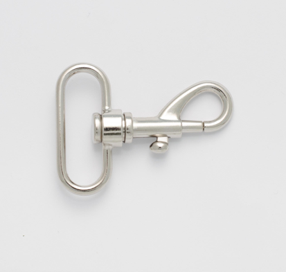 Silver Trigger hook available in two sizes, 1" or 1 1/2" (inner diameter)