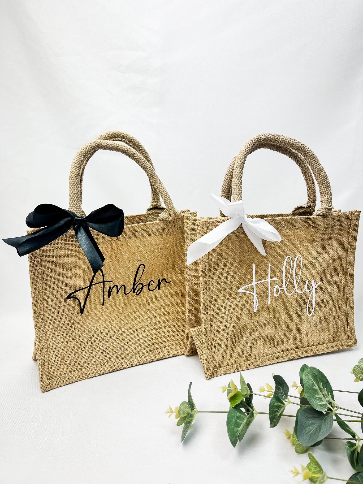 With Name Bridesmaid's Tote Bag Set Personalised Tote Bag