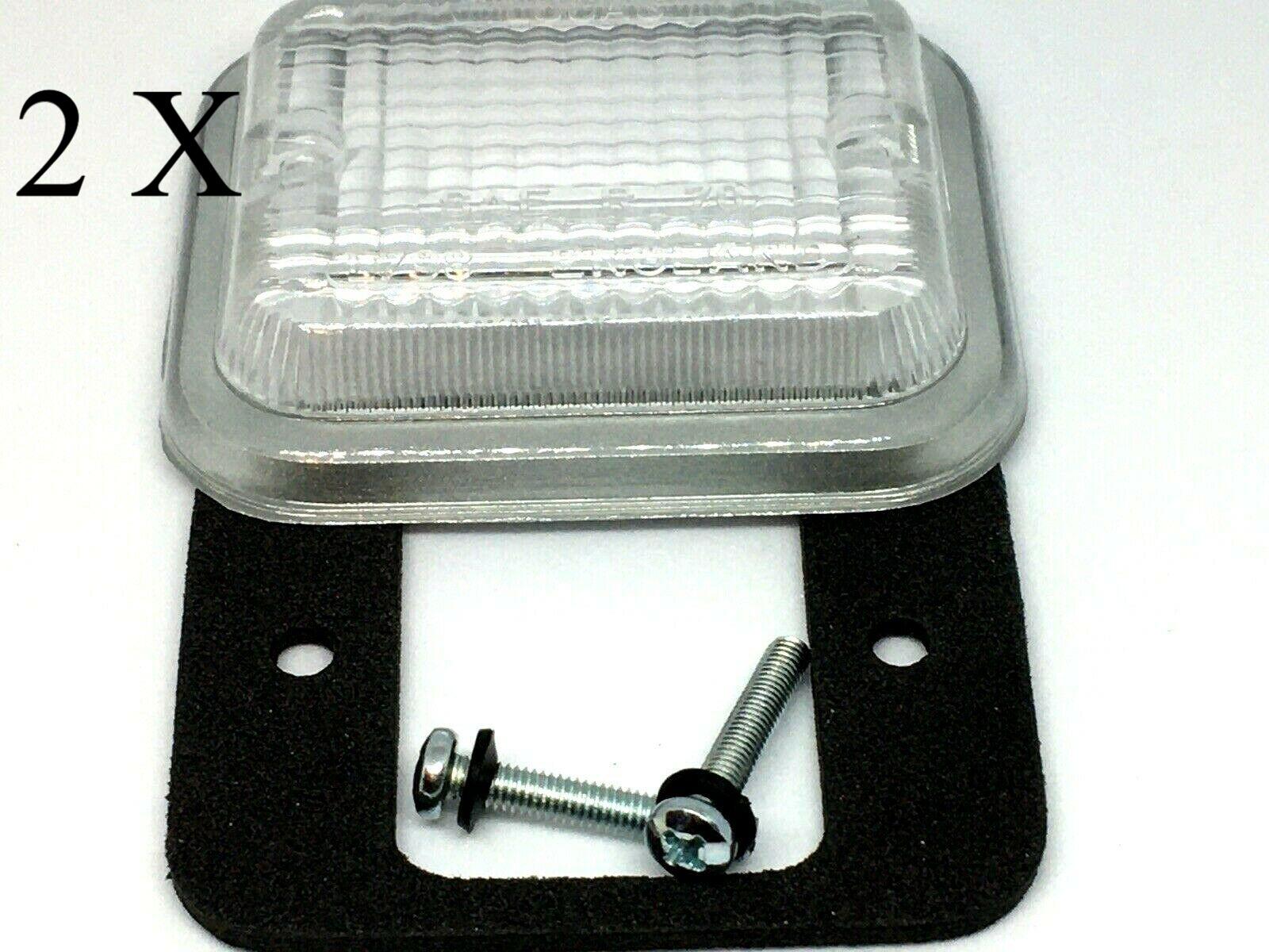 2 x Reverse Light Lamp Lens