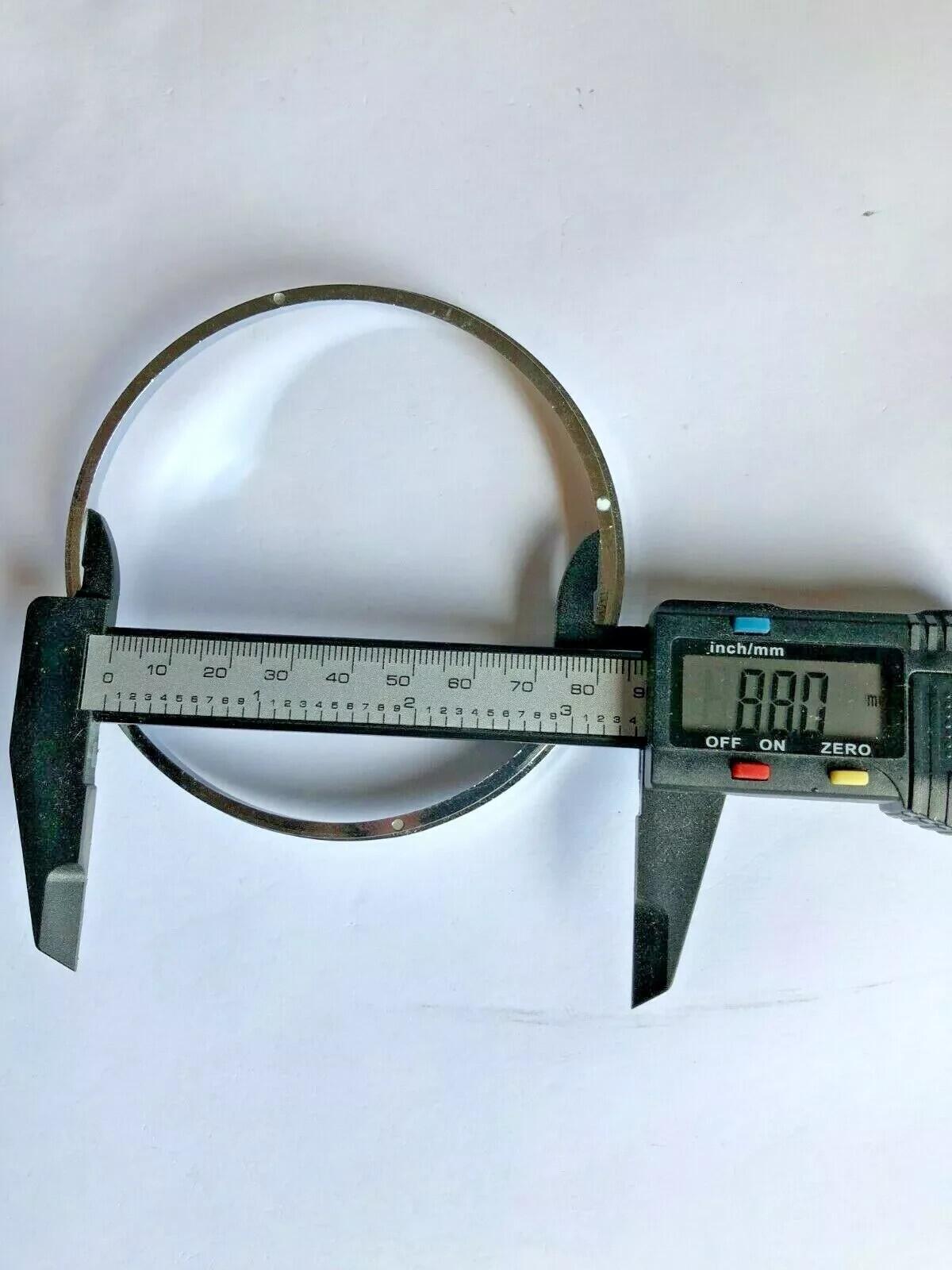 Binnacle Bezel Chrome Set 3pcs for Austin Rover Mini Dash Clock Cluster