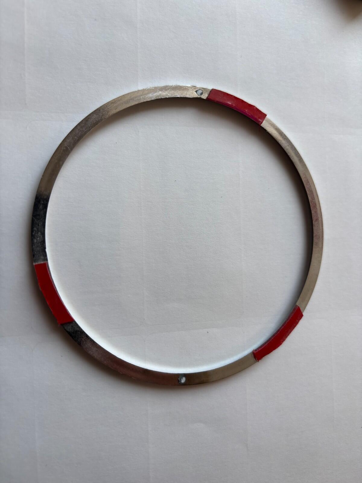 Binnacle Bezel for MPI Austin Rover Mini Dashboard Clock Cluster Chrome ...
