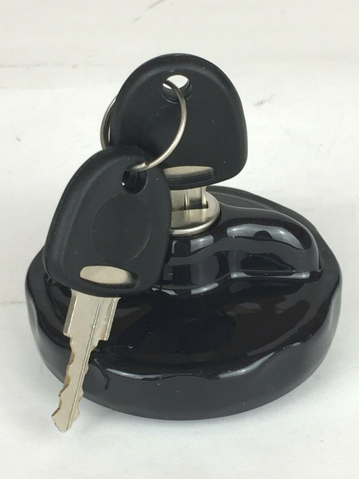Black locking tank cap