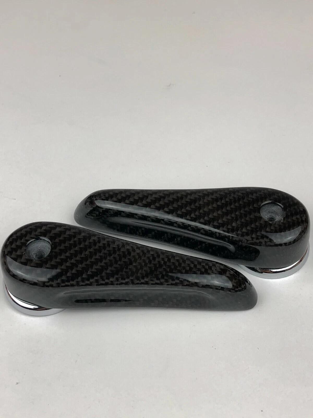 Door Open Handle Set Carbon Fibre Finish for Classic Mini Door Open Handles