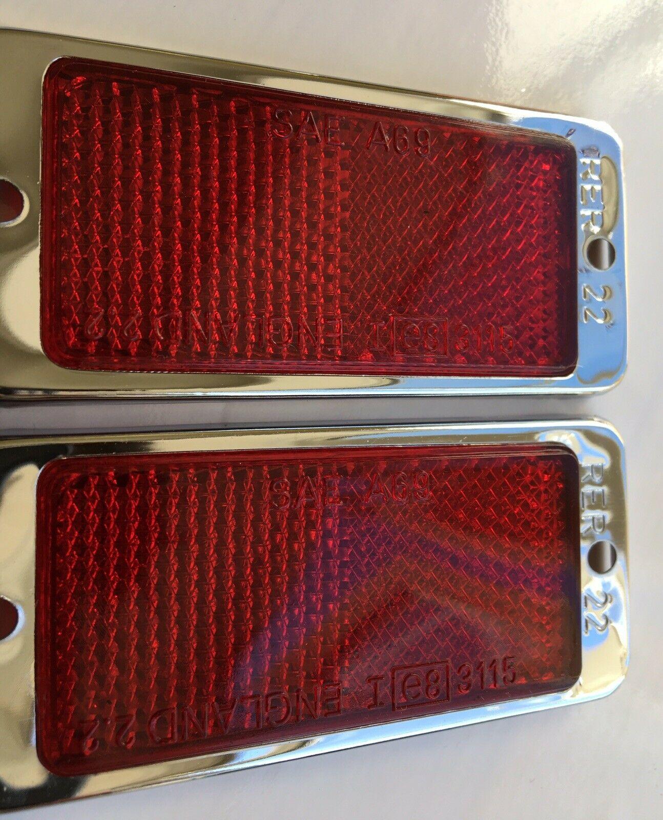2 X RED Reflector