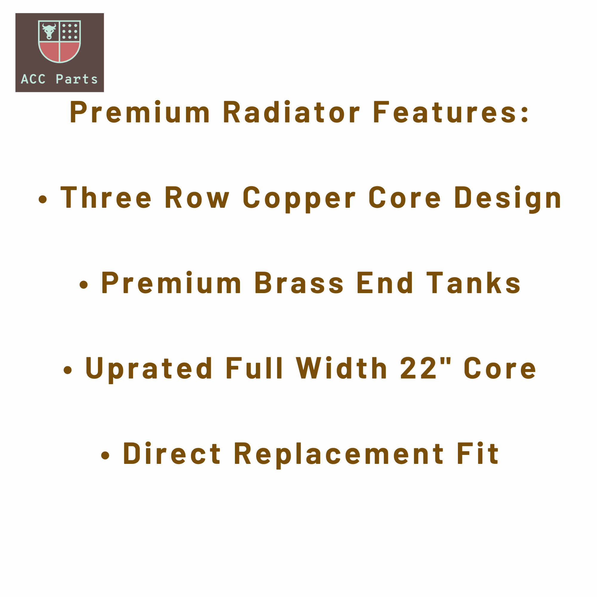 Triumph Radiator with uprated 22" copper core for Spitfire MK3, MK4, 1500 & Herald 13/60. Premium cooling performance, OEM No: RKC2117. Secure courier packaging promised.