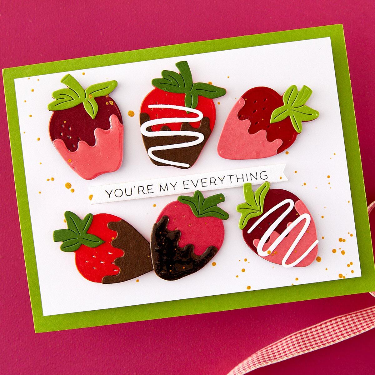 Spellbinders - Berry Best Etched Dies for Coordinating Stamp Set by ...