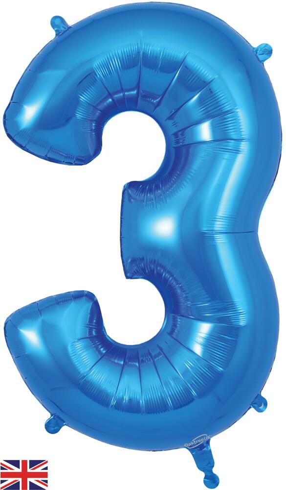 OAKTREE UK Festone Olografico Per Feste: 3,9 Metri Con 11 Bandierine, Scritta Happy 4th Birthday, Colore Blu - 6