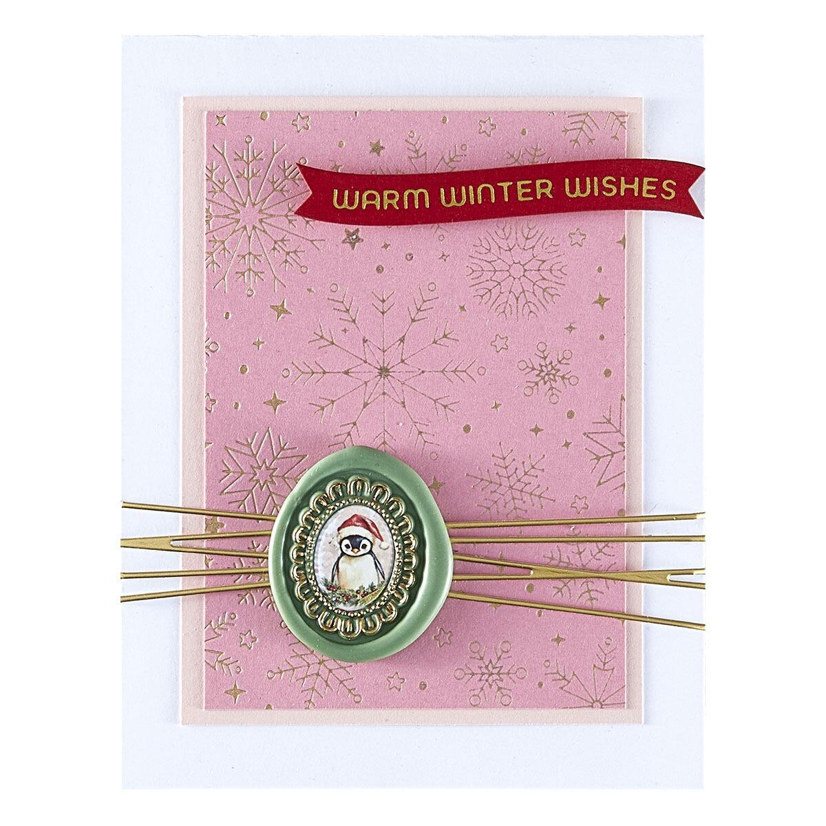 Spellbinders - 2 Pack Frames Wax Seal Stamps from the Holiday Magic ...