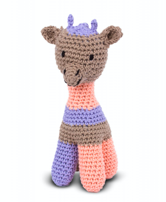 Knitty Critters Pockets Pals Crochet Kit - GEMMA GIRAFFE