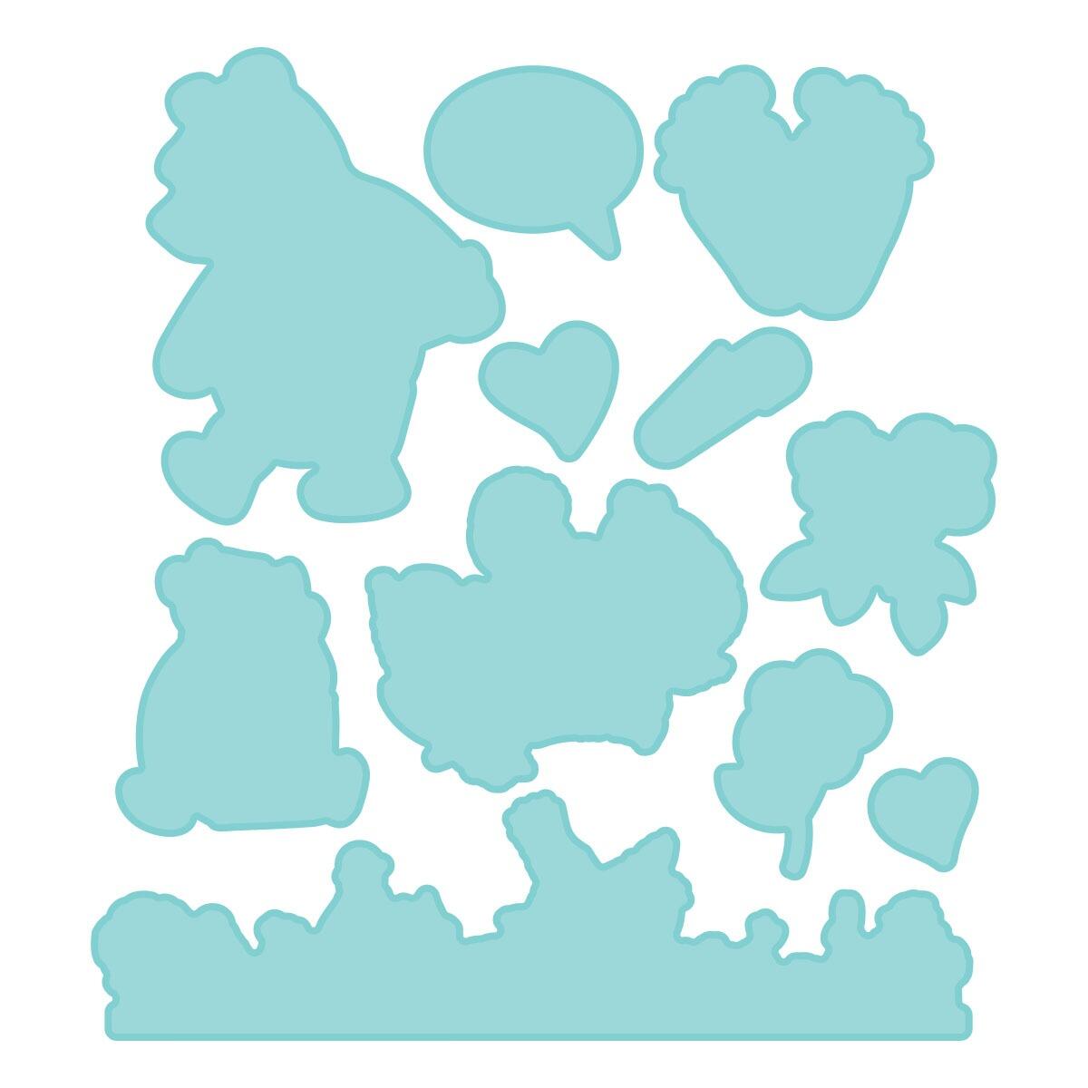 Spellbinders - Bundle of Joy Coordinating Etched Dies with Simple Stories
