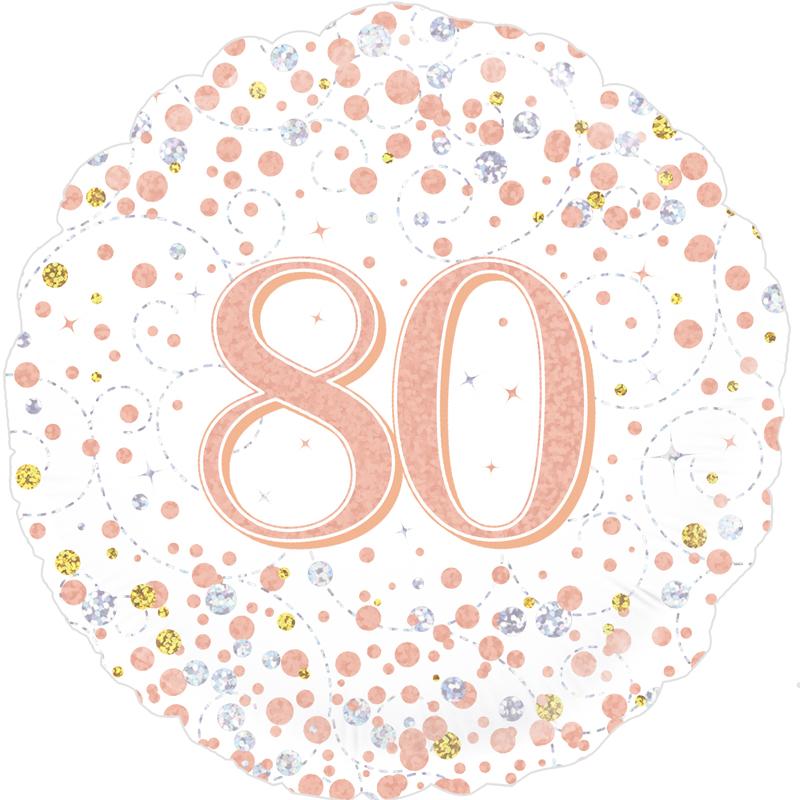 Palloncino Olografico 30° Compleanno Oaktree UK 18'' – Rosa, Fornito Piatto (gonfiare Con Elio)