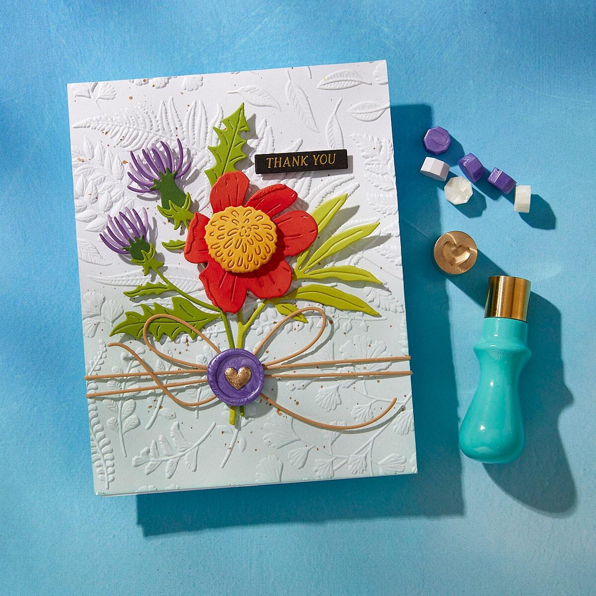 Spellbinders - Puffy Heart Mini 3D Wax Seal from the Mini Wax Seals ...