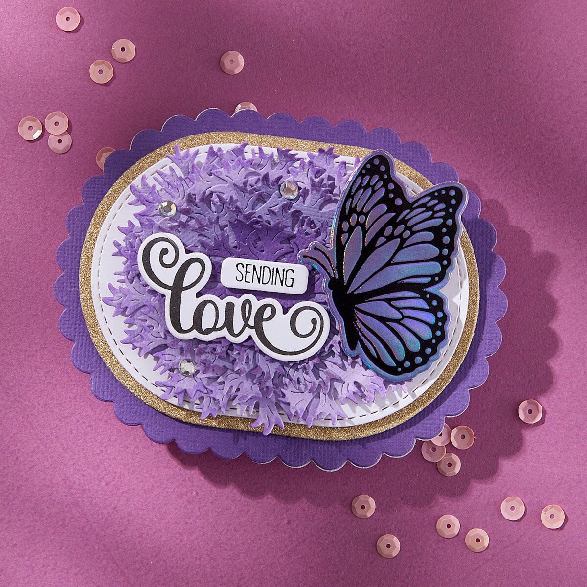 Spellbinders - Butterfly Silhouettes Registration Press Plate & Die Set ...