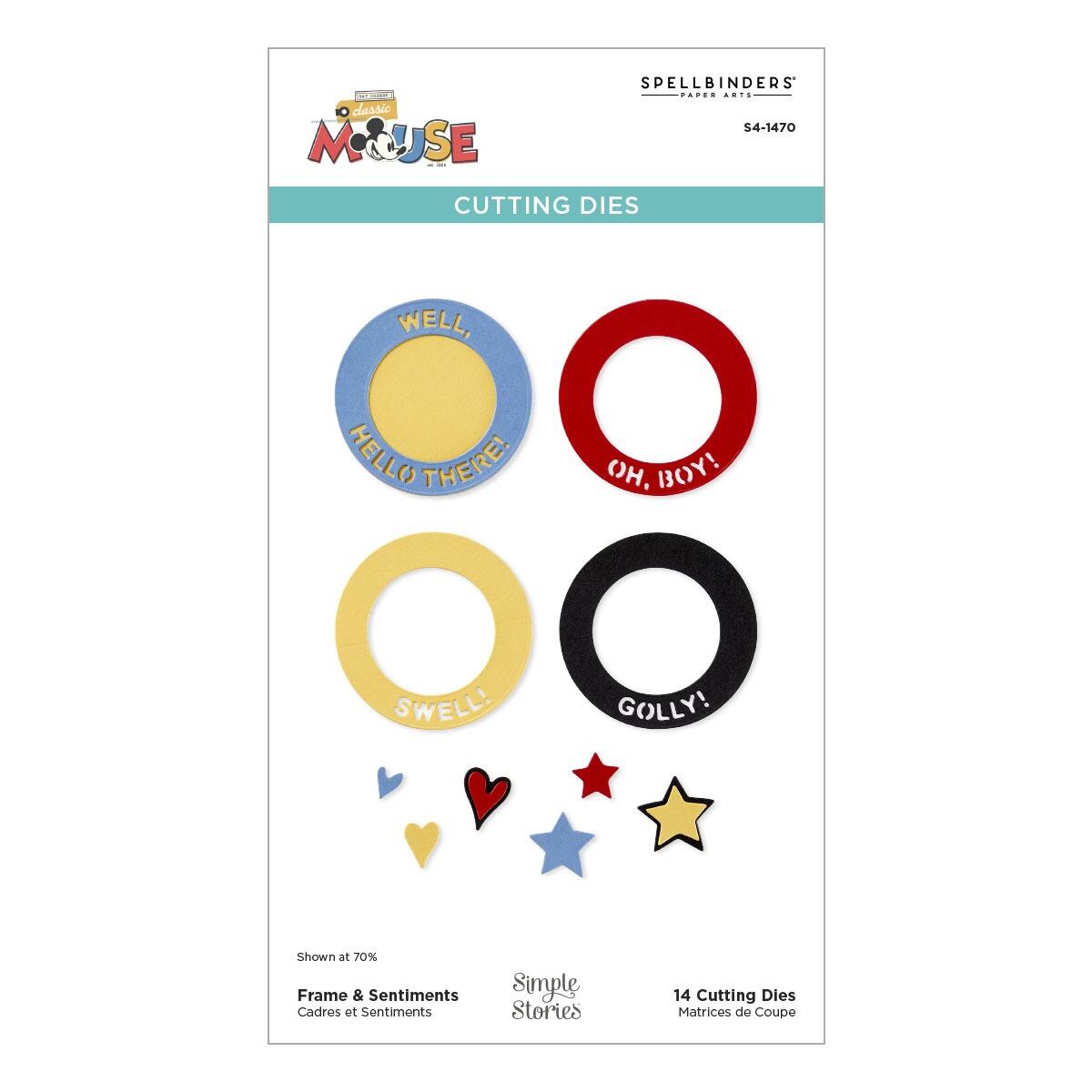 Spellbinders - Say Cheese Classic Mouse Character Die Bundle from the ...