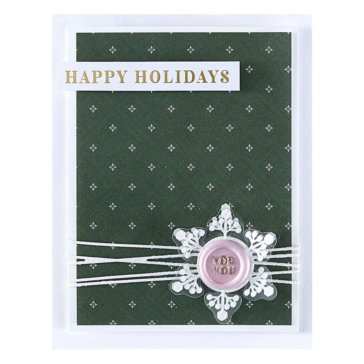Spellbinders - For You Mini 3D Wax Seal from the Holiday Magic Collection