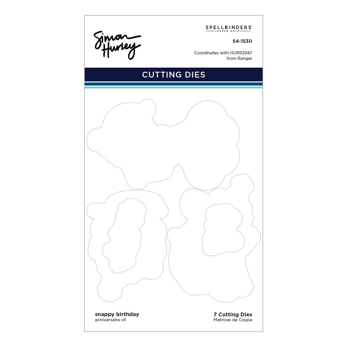 Snappy Birthday Stamp & Die Bundle by Simon Hurley