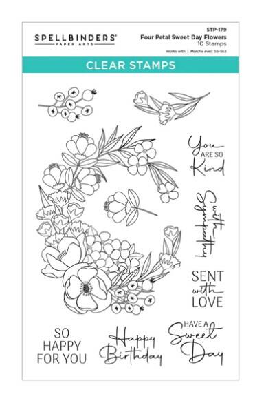  Spellbinders Jane Davenport Flower Girls Clear Stamps : Arts,  Crafts & Sewing