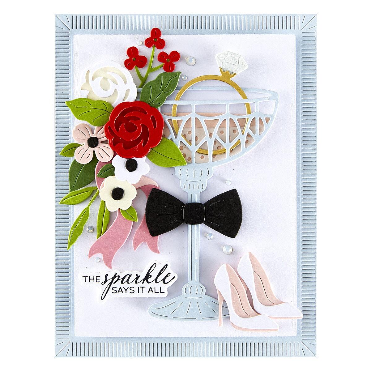 Spellbinders - A Special Toast Etched Dies from the Happier Hour Collection