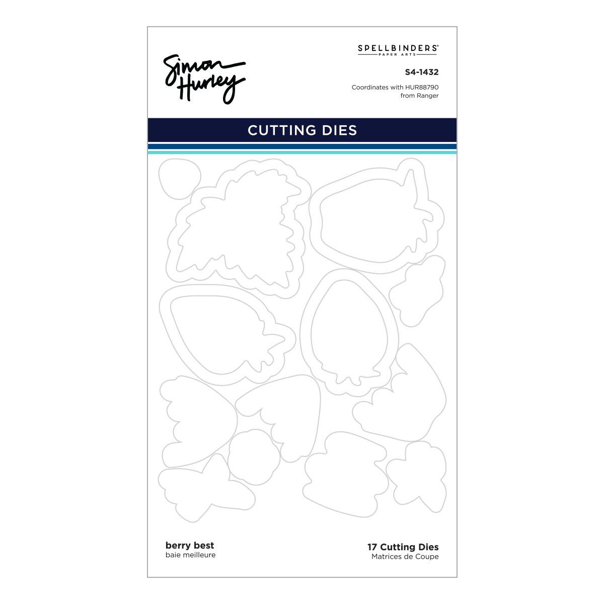 Spellbinders - Berry Best Etched Dies for Coordinating Stamp Set by ...