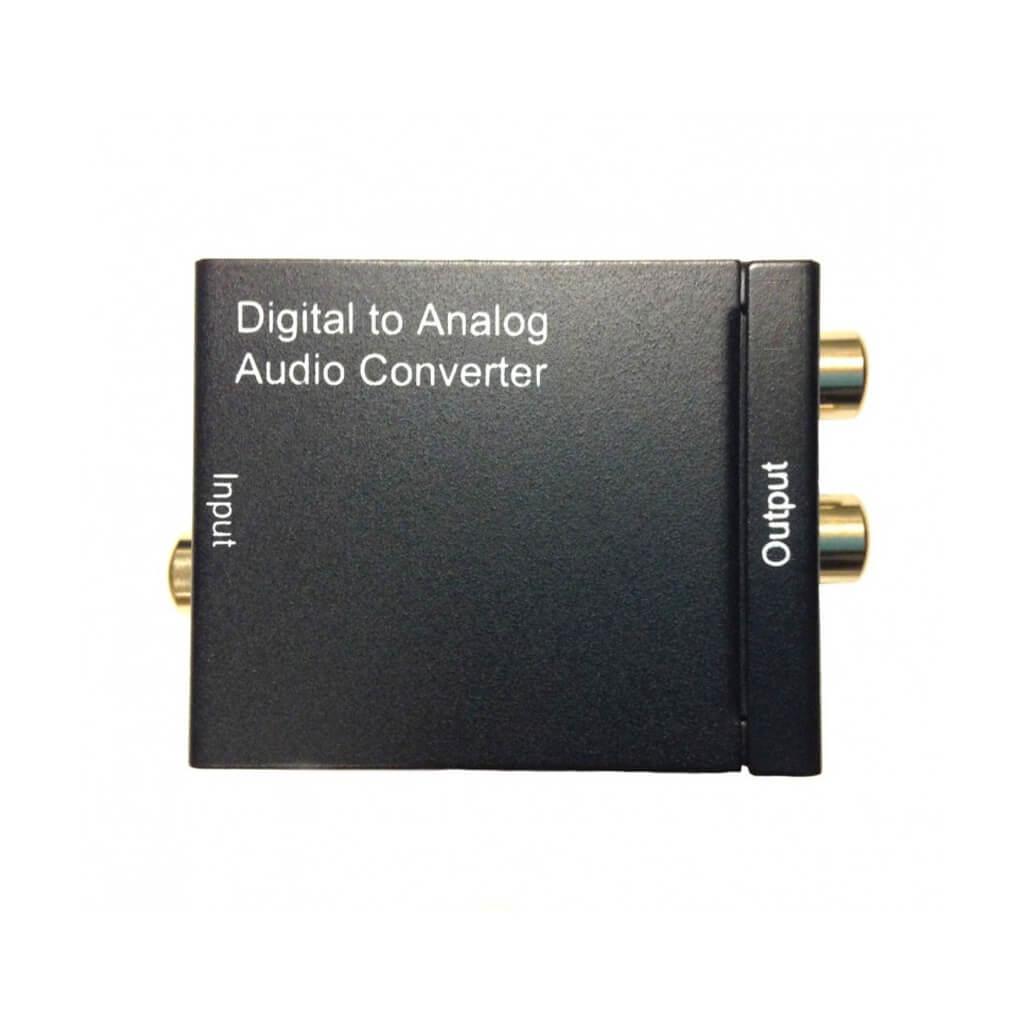 Digital Toslink/Coax to RCA Phono L/R Audio Converter