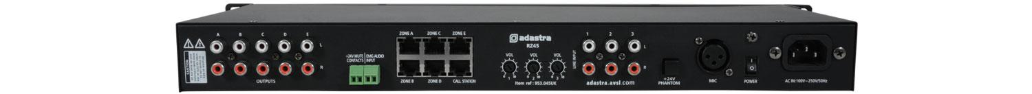 RZ45 - 5-Zone Remote Audio Matrix