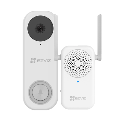Ezviz 5MP Wifi battery powered video doorbell kit