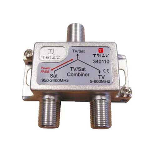 TRIAX TV/SAT Combiner – F-Connector, VHF/UHF/Sat Output