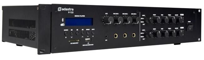 Adastra V-122 Mixer-Amplifier 2x120W 100V with DAB+/FM/USB/SD/BT