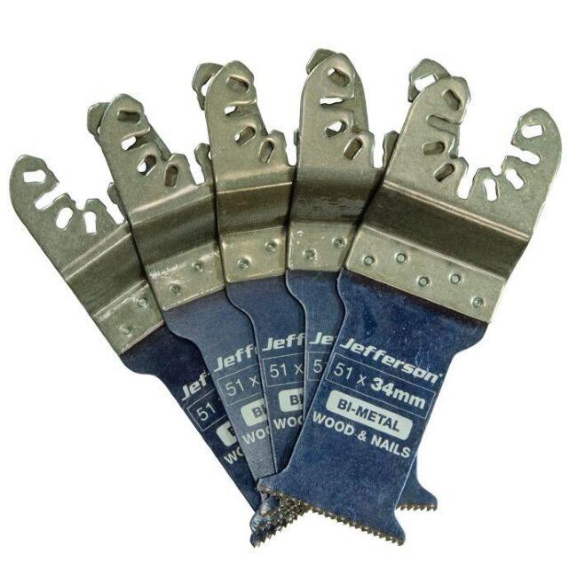 Jefferson 44mm Bi-Metal Multi Tool Blade (5 Pack)