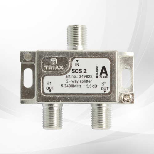 Splitter 5-2400 Mhz, Through Power Outputs to Input