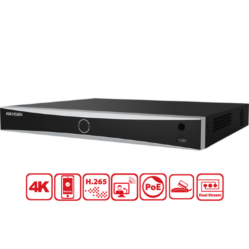 Hikvision DS-7616NXI-I2/16P/S(E) 16-Ch 4K AcuSense NVR | 8MP & Facial Recognition
